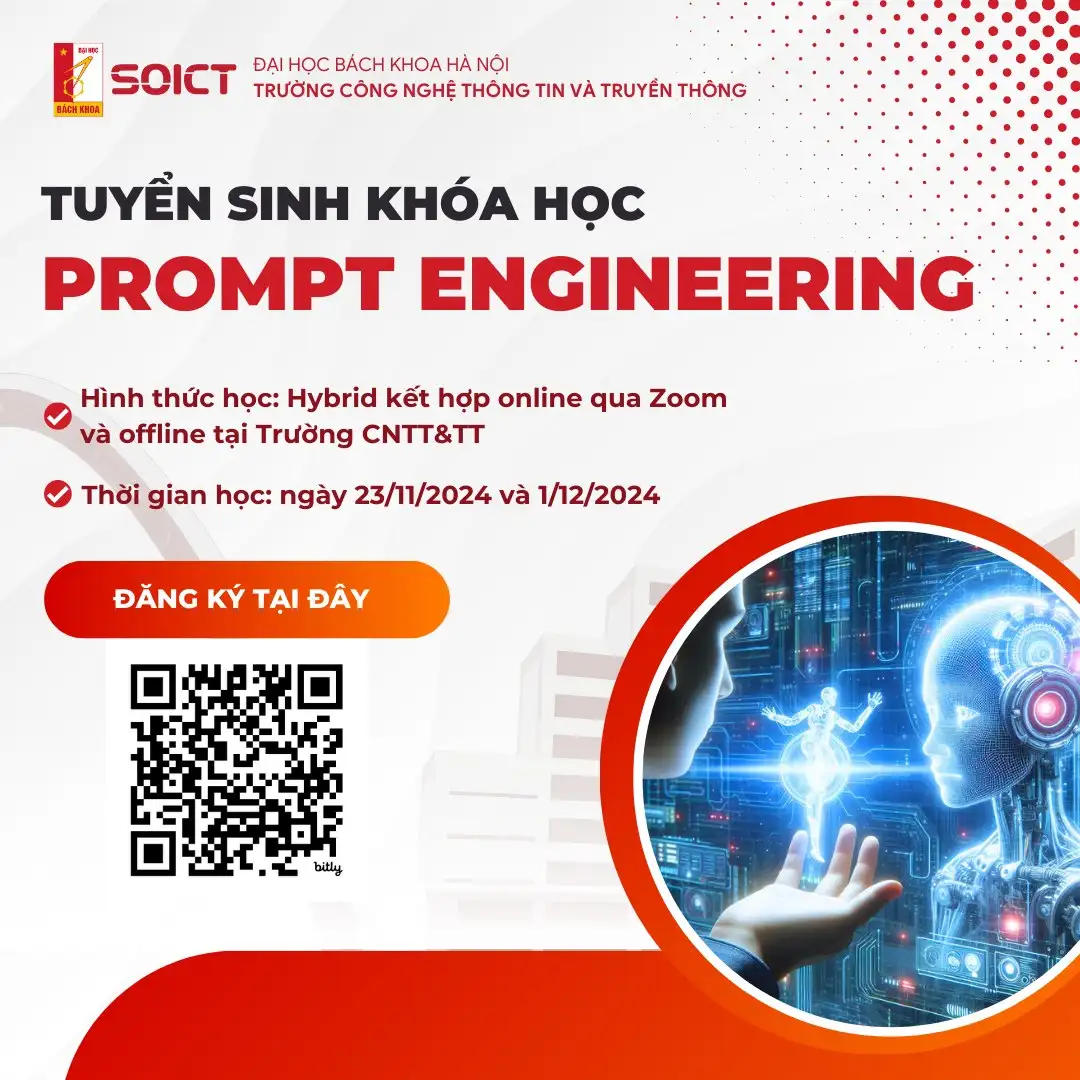 Đại học duy nhất đào tạo Prompt Engineering miễn phí tại Việt Nam Đại học duy nhất đào tạo Prompt Engineering miễn phí tại Việt Nam
