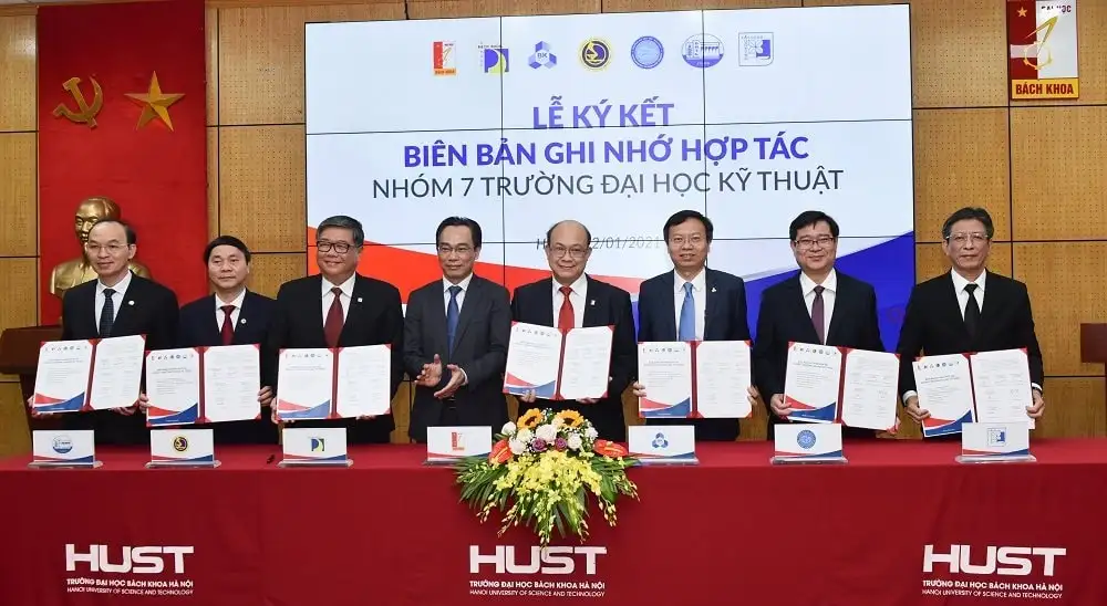 Nhóm G7 Đại học Kỹ Thuật Việt Nam - Hợp tác quốc tế hoá giáo dục Nhóm G7 Đại học Kỹ Thuật Việt Nam – Hợp tác quốc tế hoá giáo dục