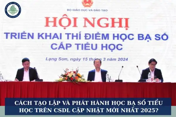 Học bạ số cấp tiểu học 2025 – Bước tiến chuyển đổi số