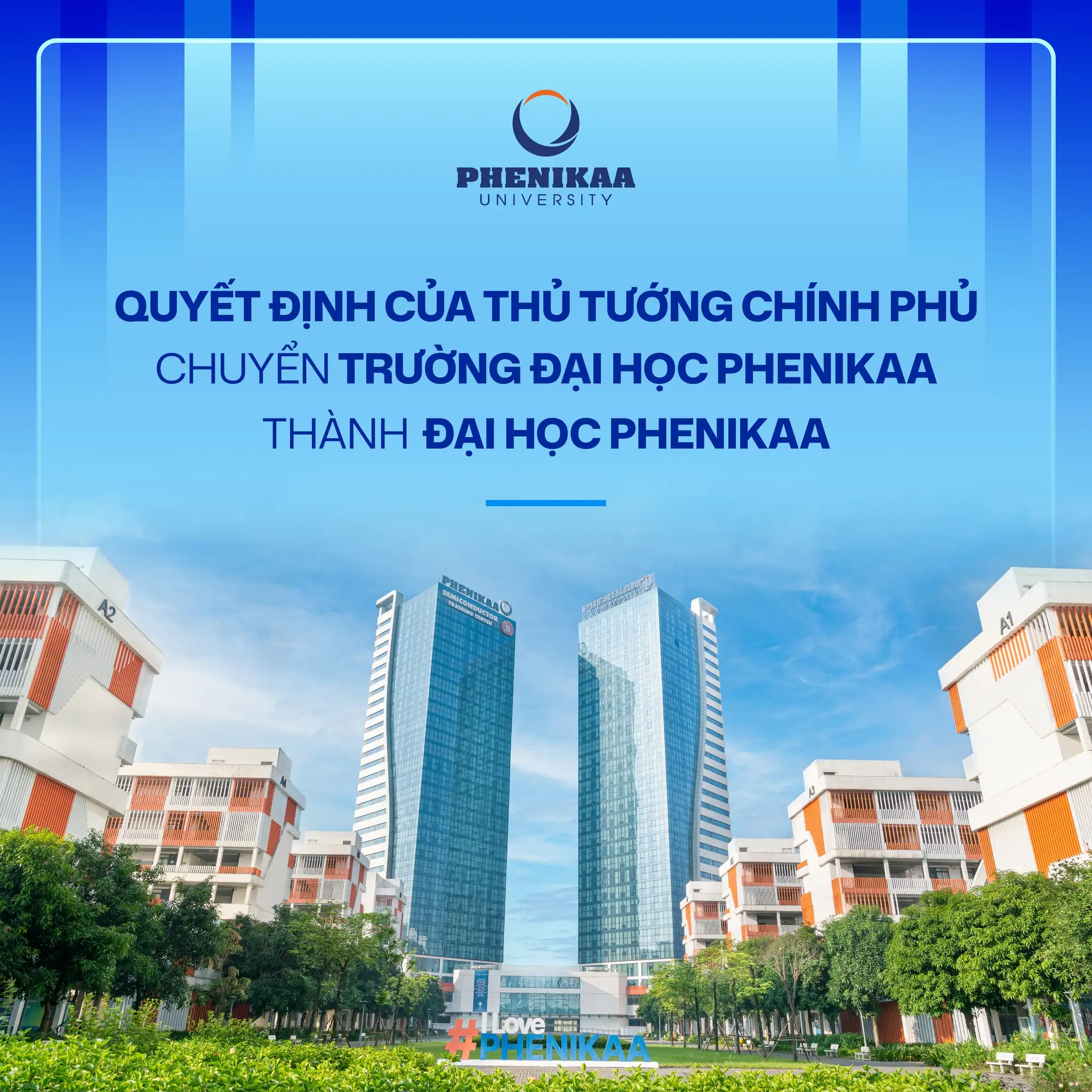 Phenikaa trở thành Đại học thứ 10 của Việt Nam Phenikaa trở thành Đại học thứ 10 của Việt Nam
