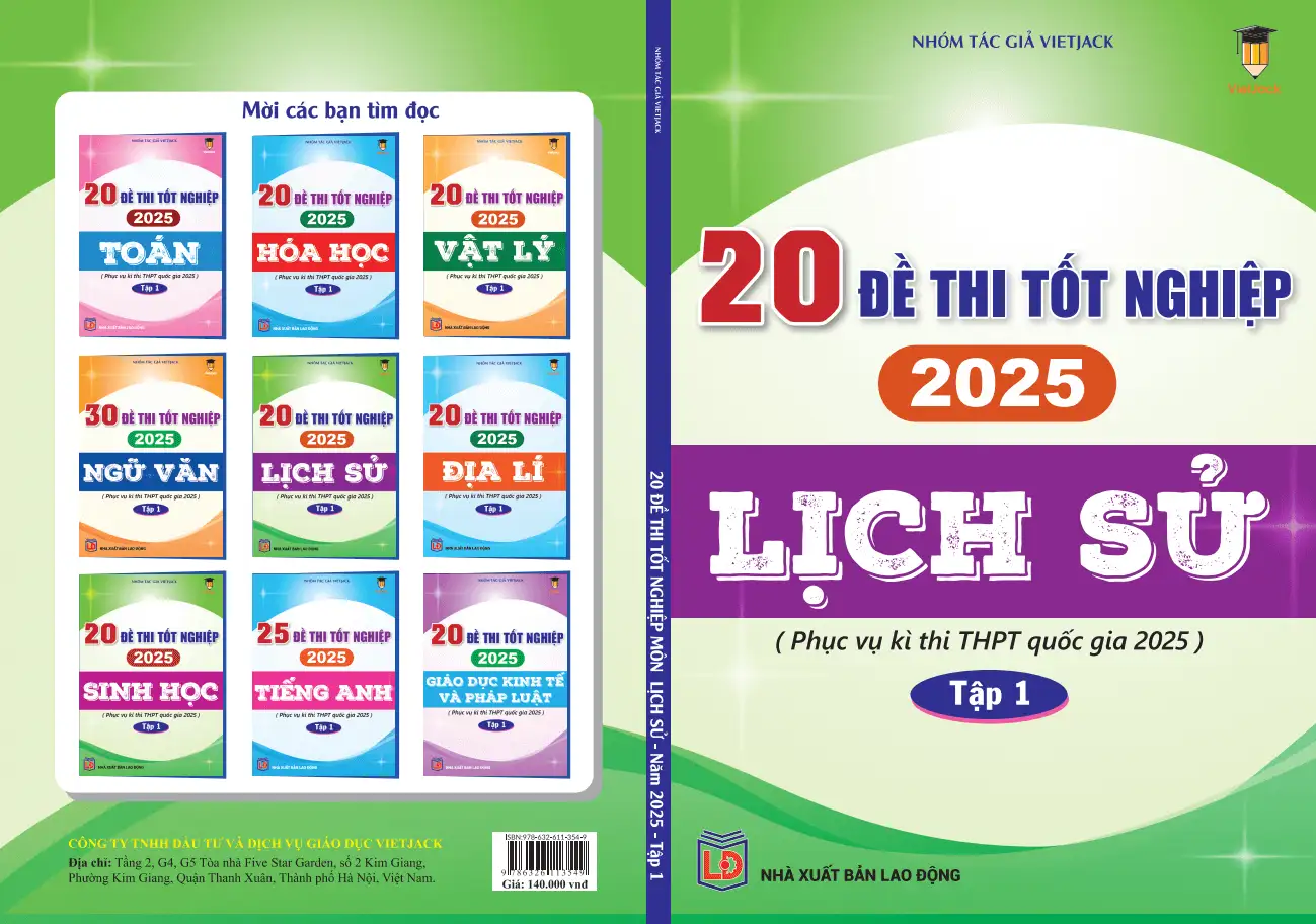 Đề thi thử tốt nghiệp THPT môn Lịch sử năm 2025 Đề thi thử tốt nghiệp THPT môn Lịch sử năm 2025