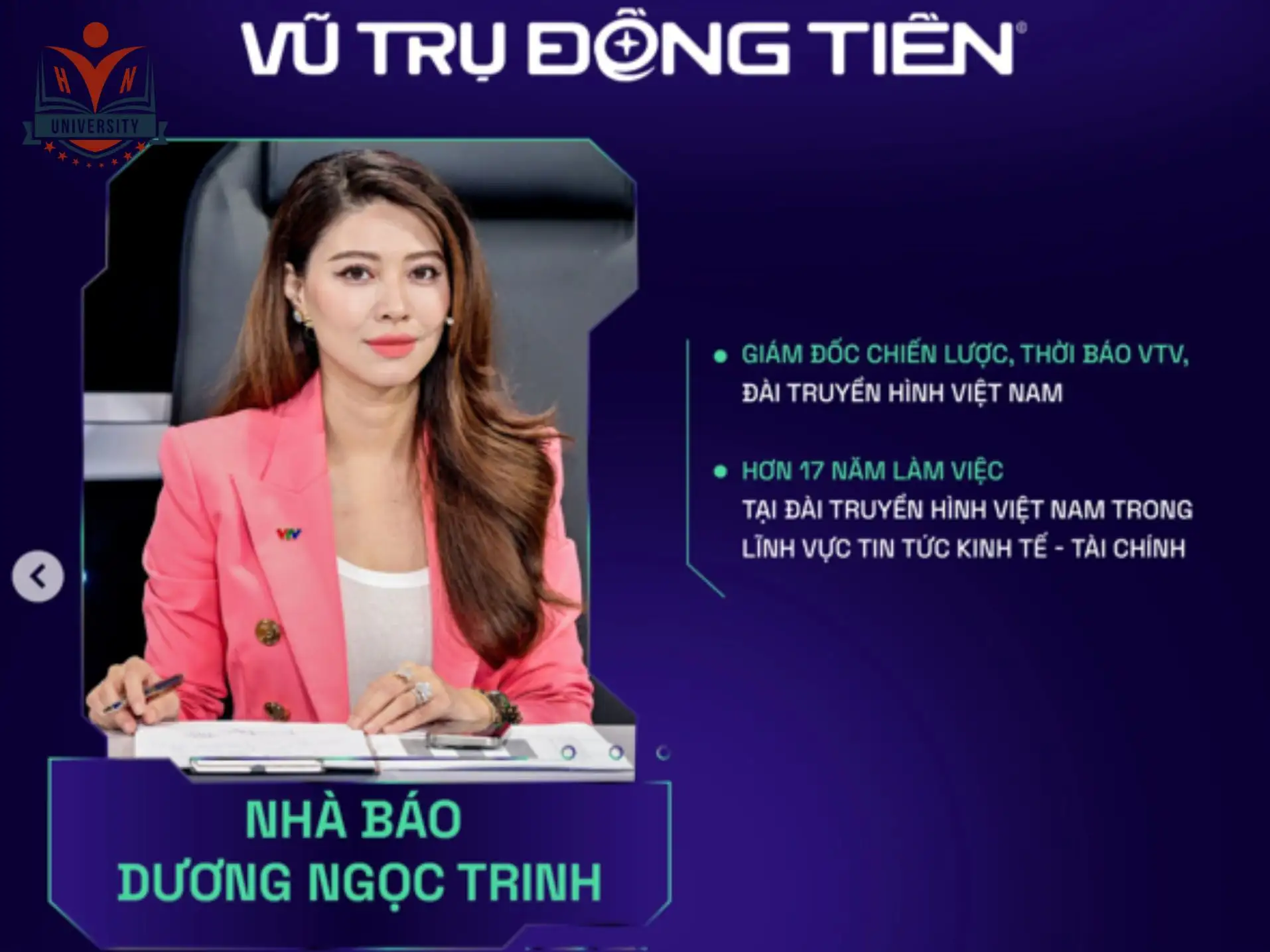 BTV Dương Ngọc Trinh: Từ sinh viên Học Viện Báo Chí đến “Nữ hoàng Tài chính” VTV 