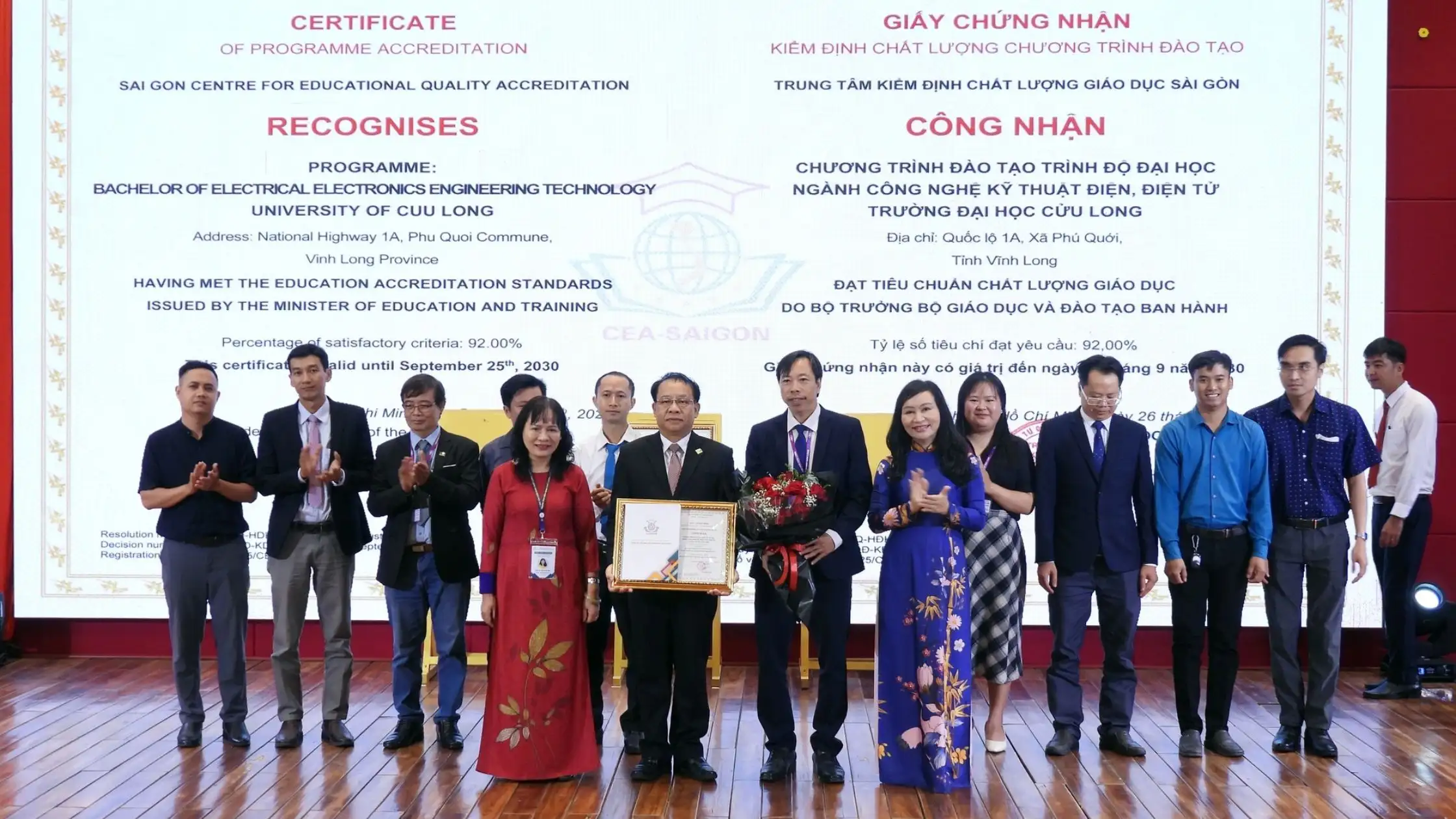 Chất lượng đào tạo: ĐH Cửu Long vượt mốc 47% chương trình đạt kiểm định